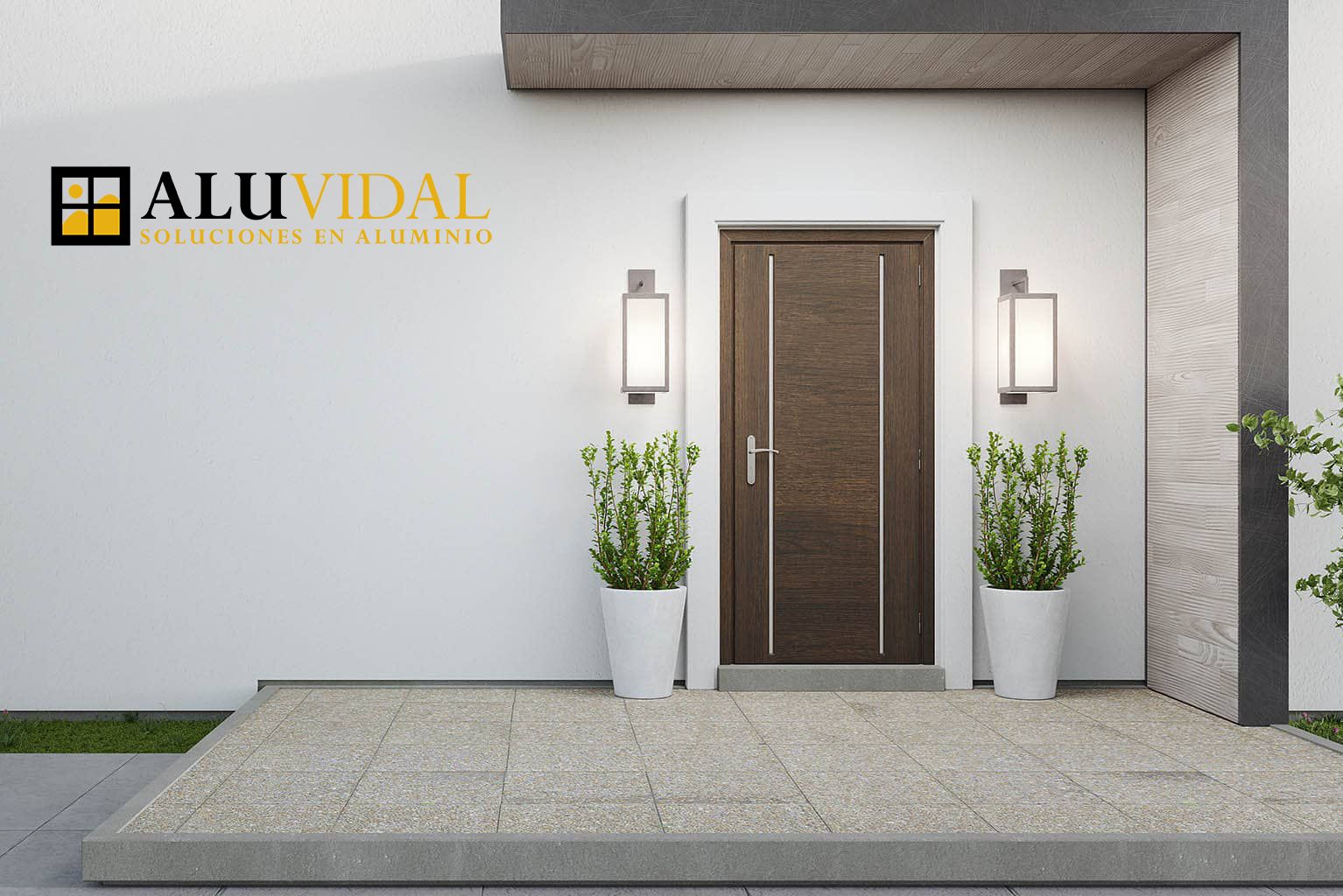 Aluvidal ofrece consejos para elegir la puerta de entrada más adecuada para cada vivienda