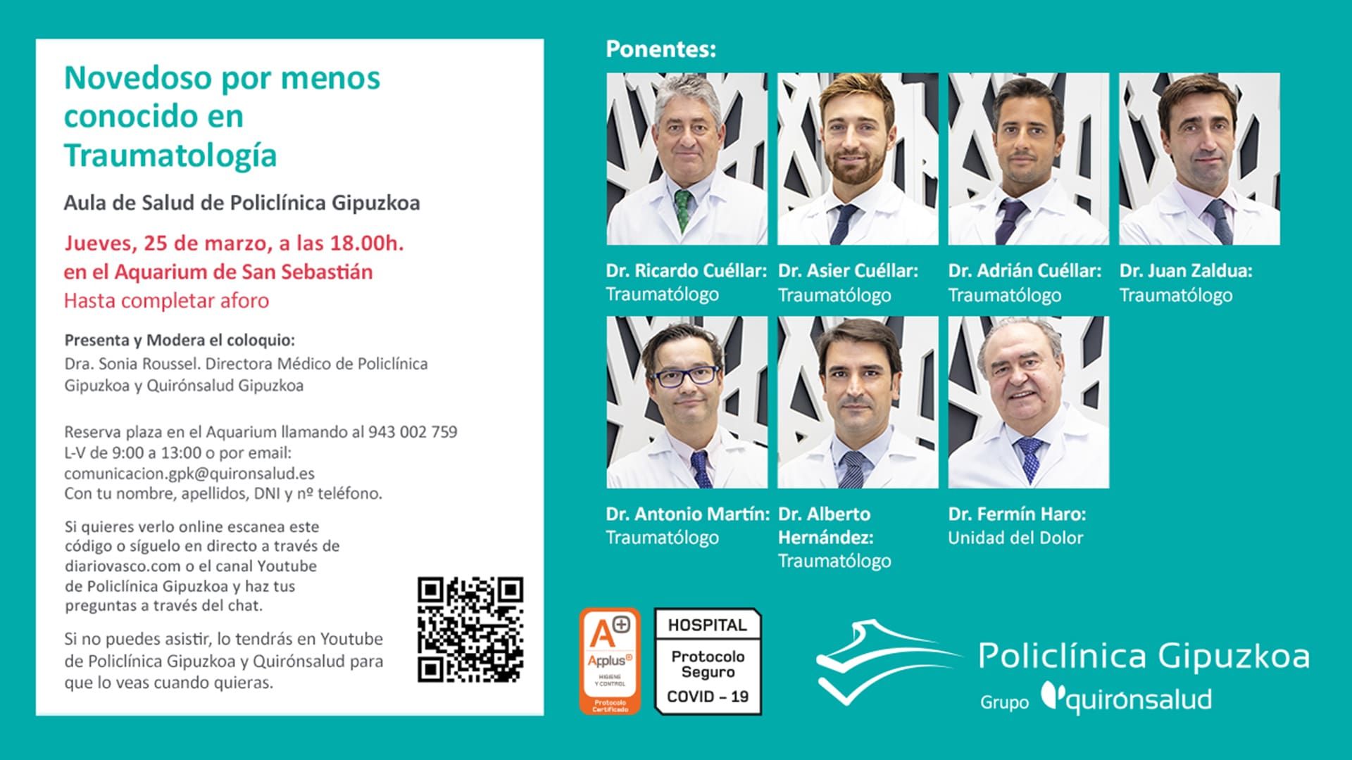 Novedoso por menos conocido en traumatología