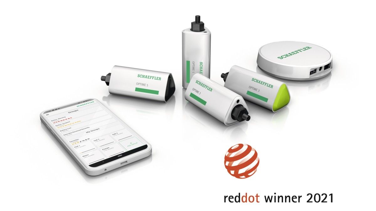 Schaeffler recibe el premio "Red Dot Design Award" en dos categorías con OPTIME