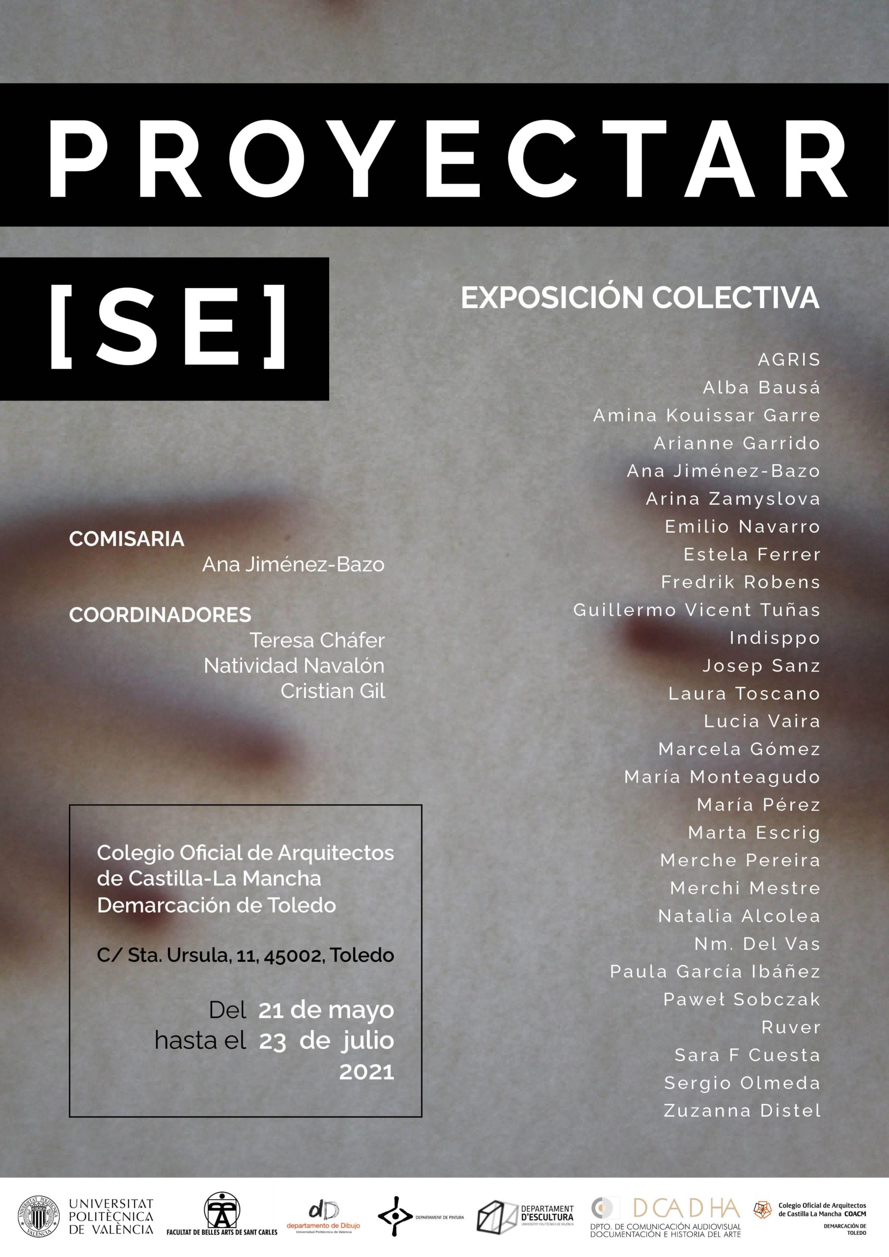 Exposición colectiva de artistas emergentes 'Proyectar[se]' en la demarcación de Toledo del COACM