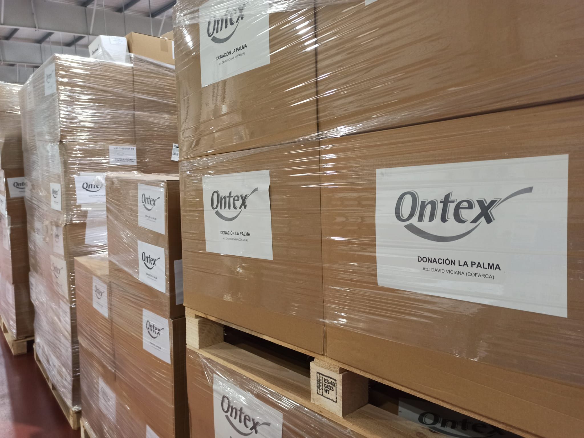 Ontex España dona 18.000 productos de higiene personal a las víctimas de la erupción de la isla de La Palma