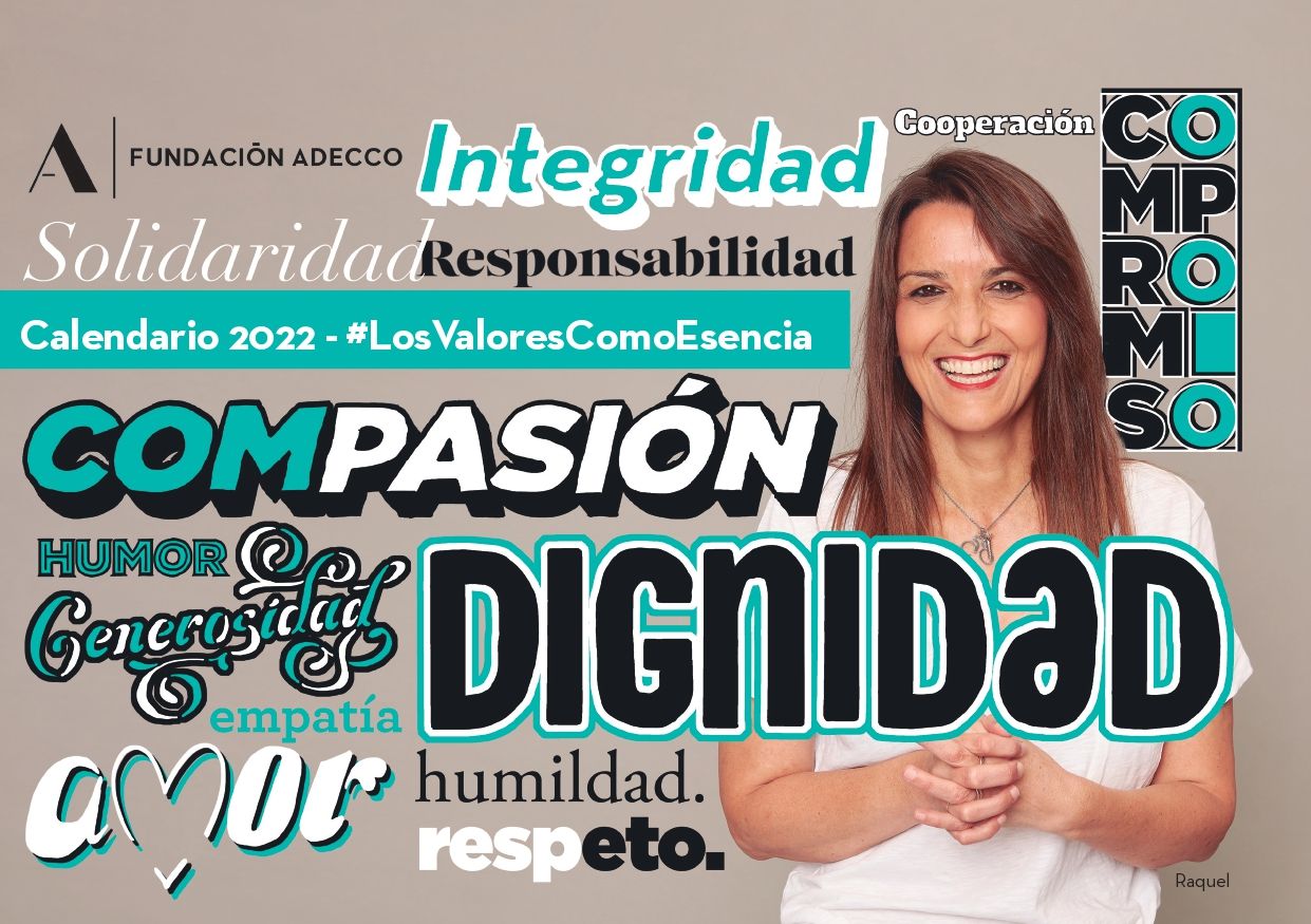 Fundación Adecco presenta el calendario de sensibilización 2022 protagonizado por personas con discapacidad