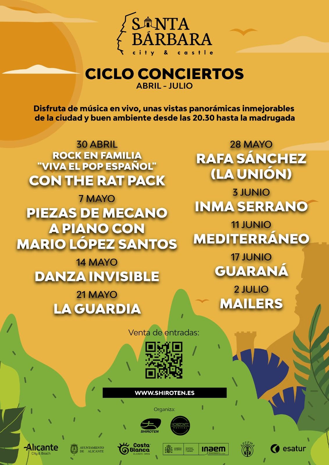 La magia del Castillo Santa Bárbara y lo mejor del pop español y alicantino se unen en una experiencia única