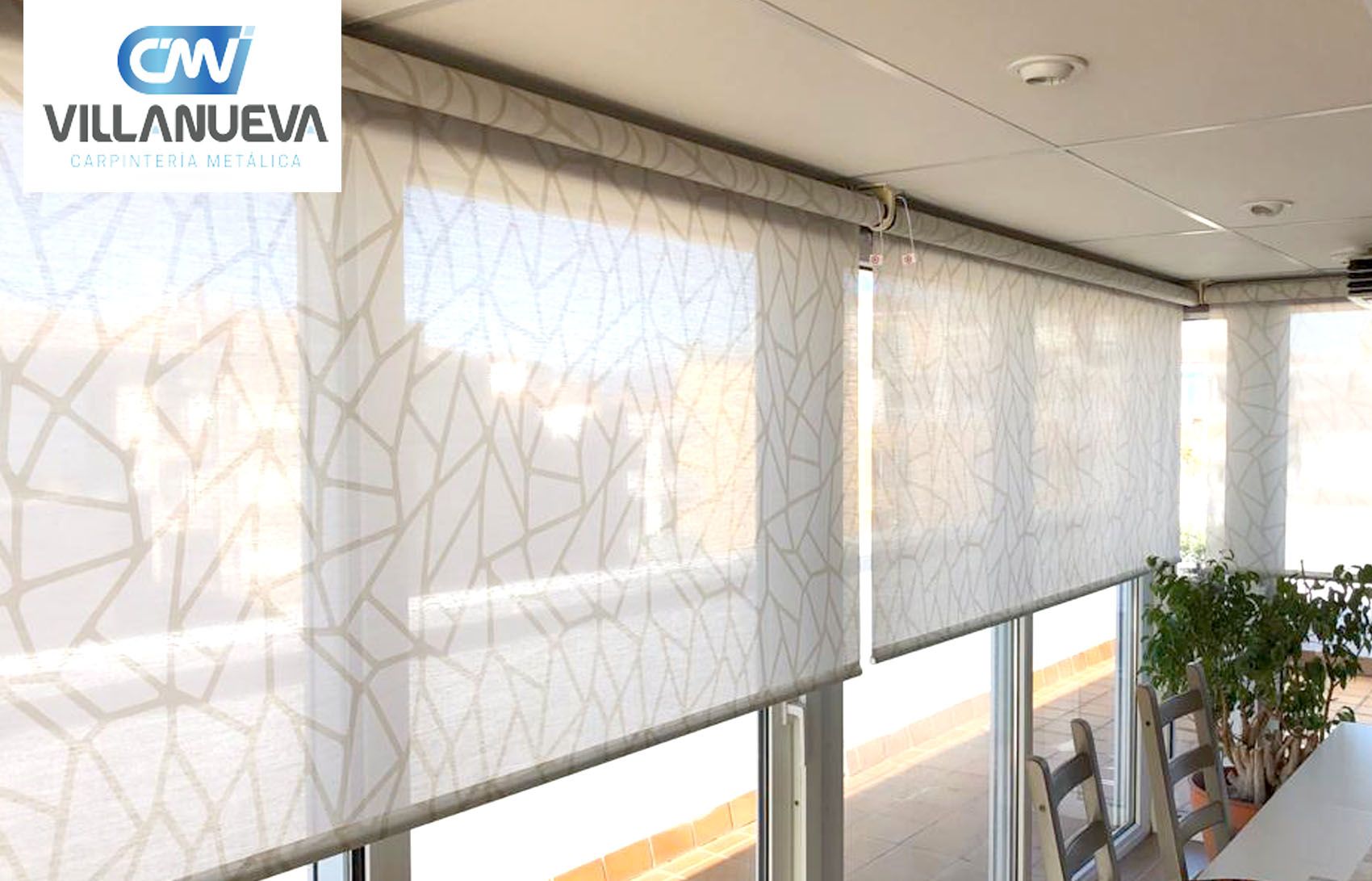 Estores enrollables, cortinas venecianas y cortinas alicantinas, según Carpintería Metálica Villanueva