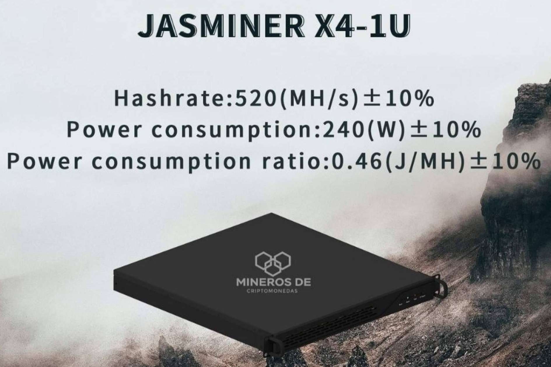 Jasminer X4-Q, un producto de tecnología de alto rendimiento para minar criptomonedas, por Mineros de Criptomonedas